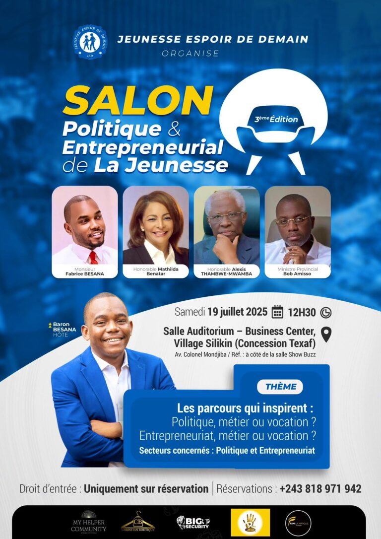 Kinshasa : La jeunesse au cœur du débat politique et entrepreneurial